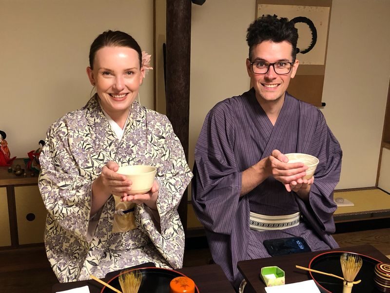 Authentic Tea Ceremony and Omamori Charm Making in Kimono (Miyajima) - Watching the tea ceremony, then making matcha