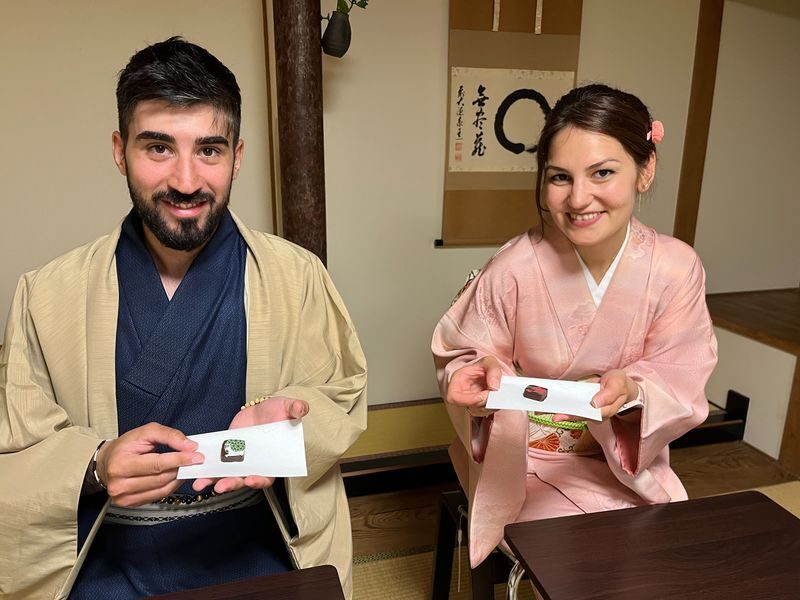 Authentic Tea Ceremony and Omamori Charm Making in Kimono (Miyajima) - Making an omamori charm with your own wish