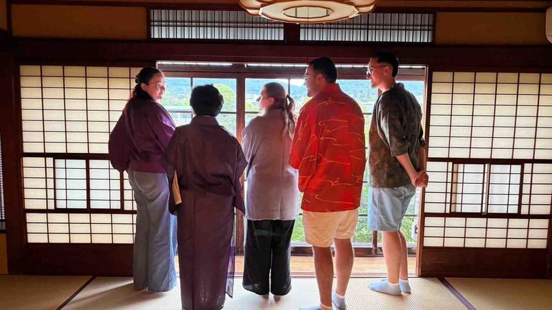 Authentic Tea Ceremony, Calligraphy in Kyoto with River View - Haori, photos, and the 50-minute clock
