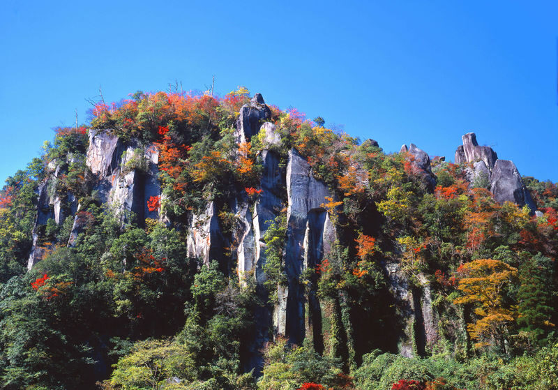 Autumn Limited: Kokonoe Bridge, Usa Shrine, Yabakei from Fukuoka - Crossing Kokonoe Yume Otsuribashi