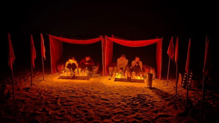 Away From the Crowd Dinner on Dunes/ in Non Touristic Desert - Inclusions