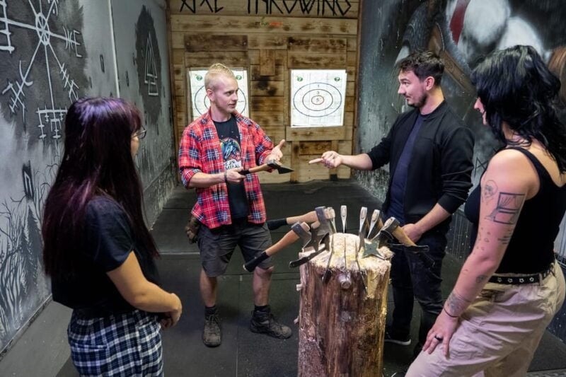 Axe Throwing in Fun Arena in the centre of Prague - What to Expect During Your Visit