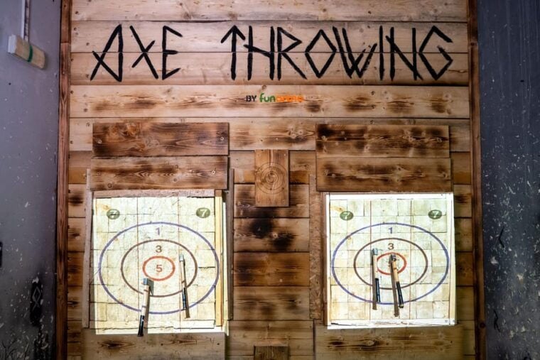 Axe Throwing in Fun Arena in the centre of Prague - The Value of the Experience