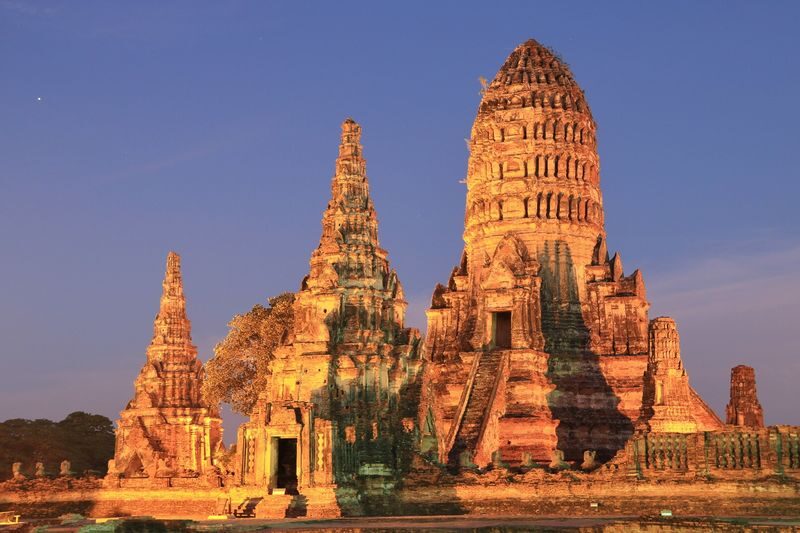 Ayutthaya Half-Day World Heritage Tour + Impressive Ruins Light-Up Viewing (Departing from Bangkok / Japanese Guide Included) (E3) - Wat Mahathat: the Buddha head in the tree