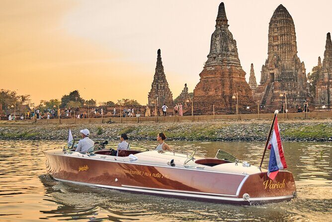 Ayutthaya Luxury Hacker Craft Boat Cruise Temple Sightseeing - Good To Know
