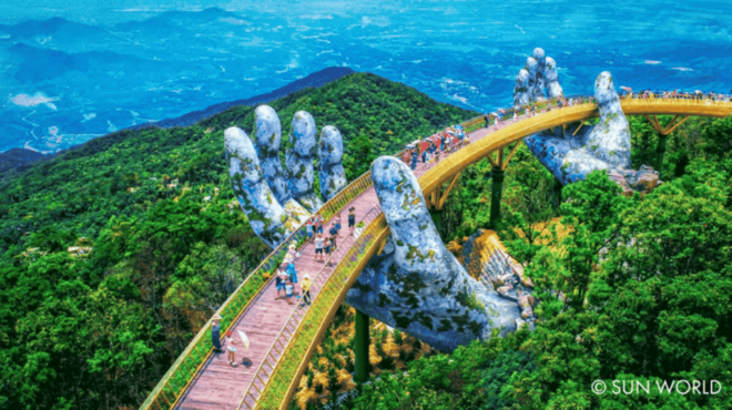 BA NA HILLS – GOLDEN BRIDGE FULL DAY TOUR WITH BUFFET LUNCH - Visit French Village Attractions