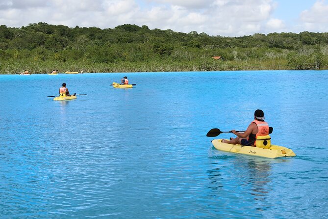 Bacalar Day Trip: Lake of the Seven Colors, Cenotes, Sujuy-Ha - Cancun - The Famous Lake of the Seven Colors