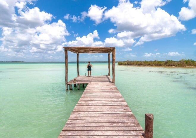 Bacalar: Explore the 7 Colors Lagoon in a Pontoon Ride - Cenote Azul and Marmol Spa