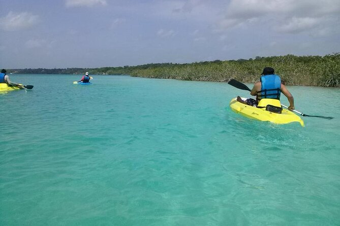 Bacalar Lagoon Tour! Kayak & Cenote Azul Round Transportation From Cancun - The Sum Up