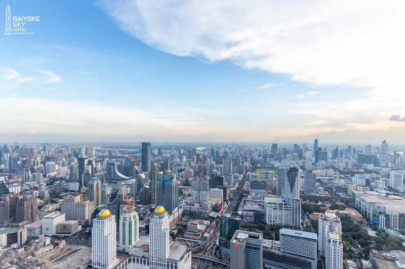 Baiyoke Sky Hotel 82nd Floor with Crystal Grill Buffet - Start with the view, then settle in for dinner