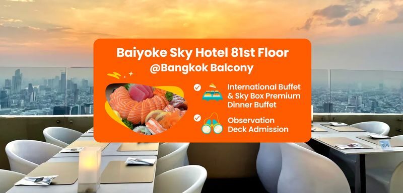 Baiyoke Sky Hotel Buffet and 81st Floor Ticket - The skyline is the main event