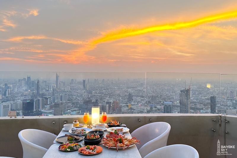 Baiyoke Sky Hotel Buffet and 81st Floor Ticket - From dinner to the 77th and 84th floors