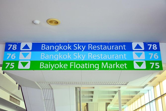 Baiyoke Sky Revolving Observation Deck Tickets With Lunch / Dinner & Transfers - Directions