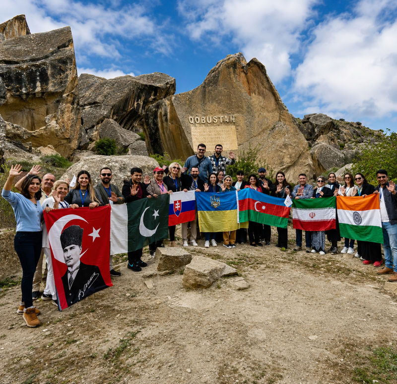 Baku-Gobustan-Absheron-Mud Volcanoes-Fire temple FREE NIGHT TOUR - A day linking ancient stone, oil and fire