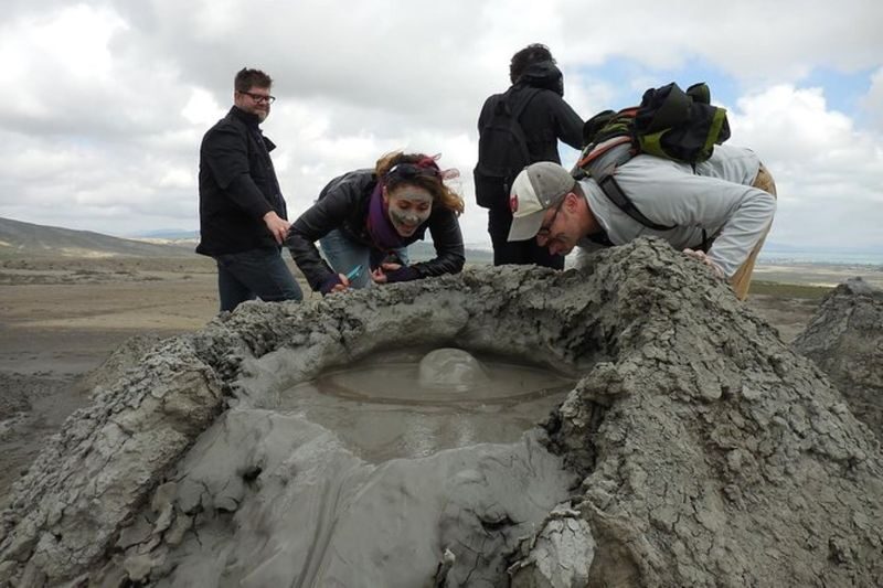 Baku-Gobustan-Absheron-Mud Volcanoes-Fire temple FREE NIGHT TOUR - Bibi-Heybat Mosque and the Caspian view
