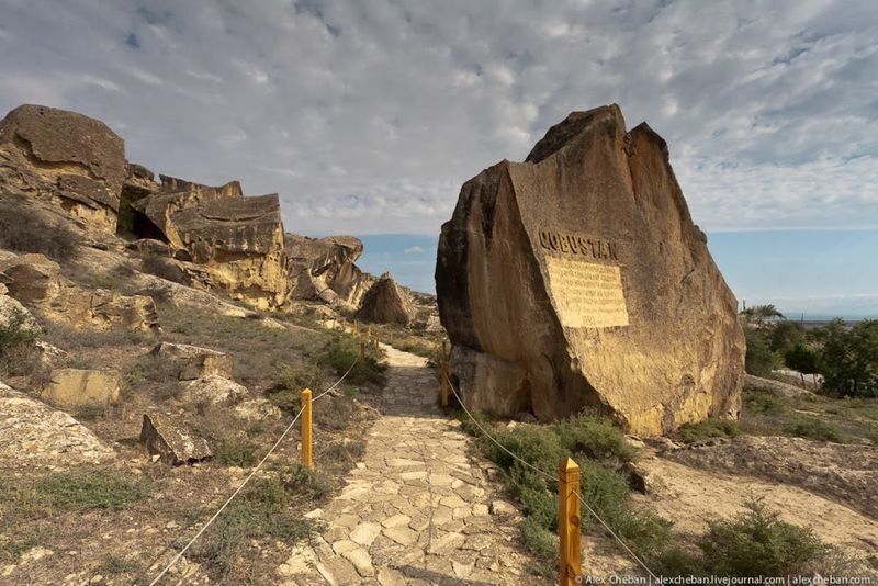 Baku-Gobustan-Absheron-Mud Volcanoes-Fire temple FREE NIGHT TOUR - Yanardag’s natural flames