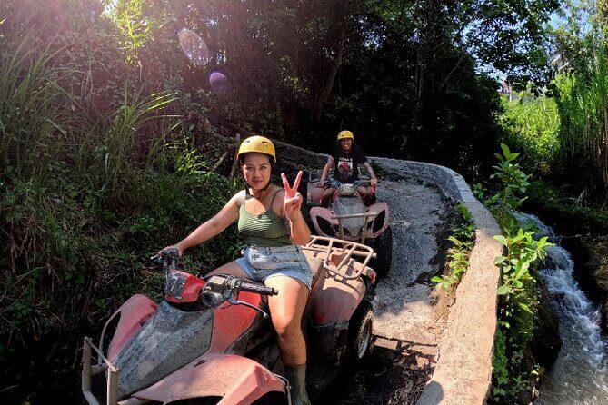 Bali ATV Ride Ubud Waterfall, Ricefield,River,Barong Cave, Lunch - The Sum Up