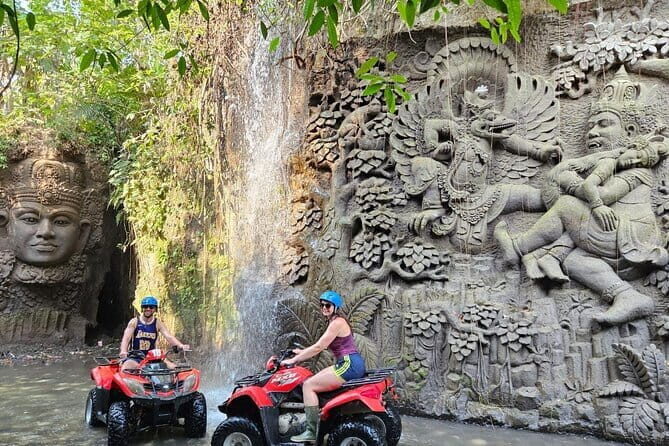 Bali ATV Ride Ubud Waterfall,RiceField,River,Kingkong-Temple cave - Good To Know