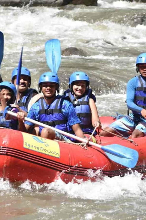 Bali: Ayung River Rafting and Swing Adventure With Lunch - Included Amenities