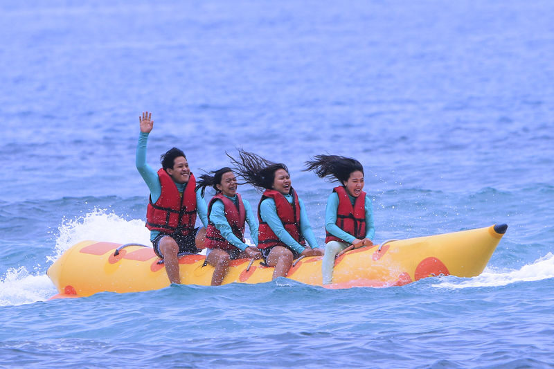 Bali Banana Boat Water Sport Packages - The ride: a tow, a turn, and a splash