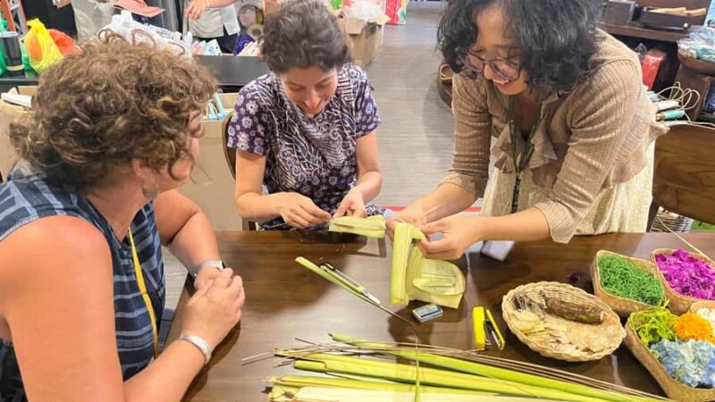 Bali: Canang Sari Offering Making Workshop - FAQs