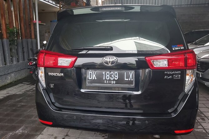 Bali Car Hire Comfortable Toyota Innova - Toyota Innova Car Features