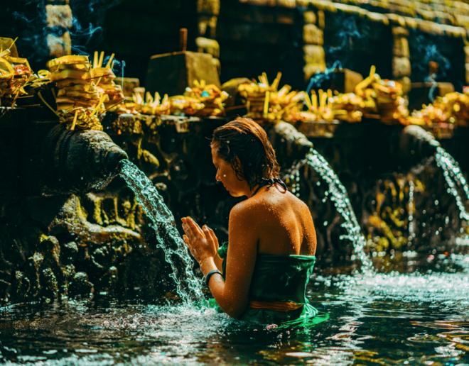 Bali Highlights: Volcanoes, Temples, Waterfall, Rice Terrace - Tukad Cepung Waterfall Visit