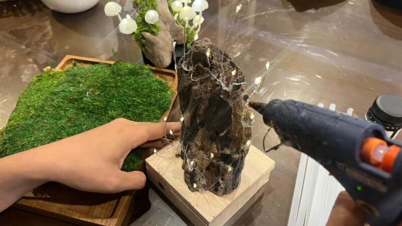 Bali: Mushroom Night Lamp Workshop - The Experience Setting