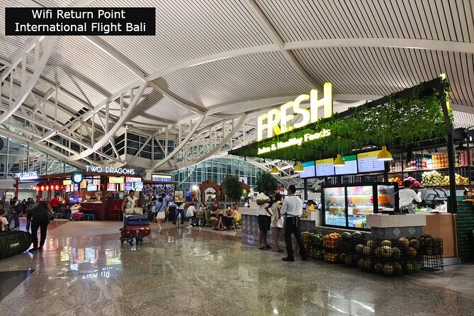 Bali Pocket WiFi Rental - Pick-Up and Drop-Off Information