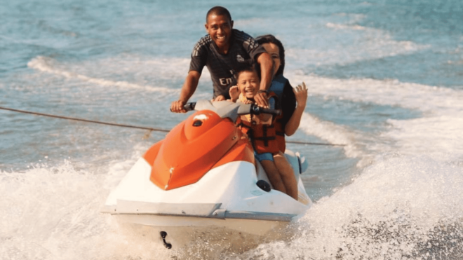 Bali: Sea Walk, Solo Jetski and Parasailing With Pickup - Breathtaking Parasailing Views