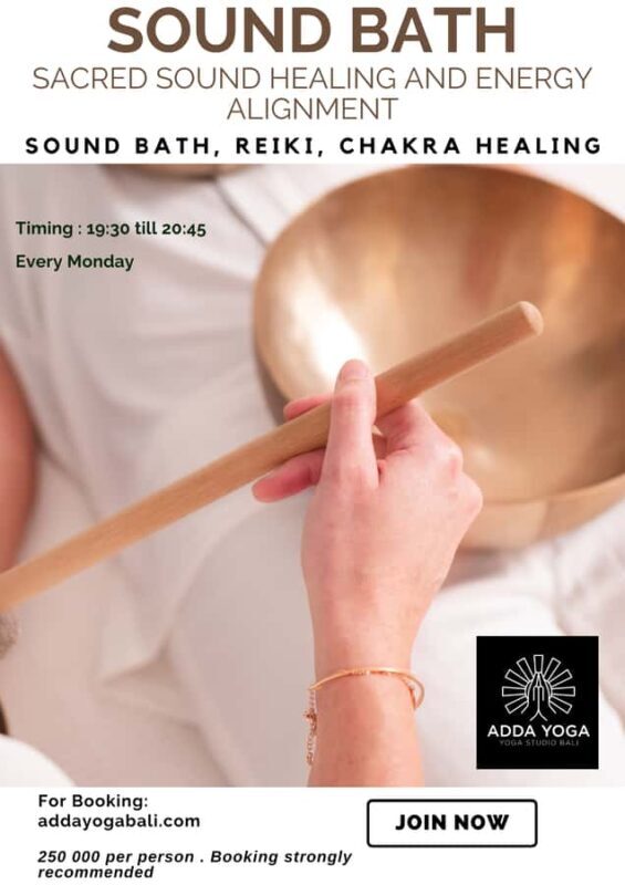 Bali: Sound Healing and Energy Alignment at ADDA YOGA - Good To Know