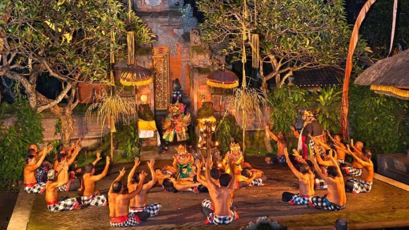Bali: Spiritual Cleansing, Kecak Dance & Cultural Tour - The Dazzling Kecak & Fire Dance