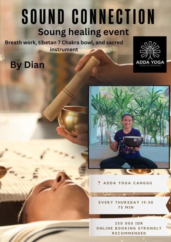 Bali : Tibetan sound healing connection at ADDA YOGA - Good To Know