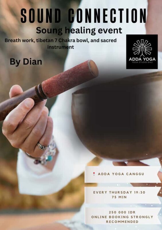 Bali : Tibetan sound healing connection at ADDA YOGA - Who Will Appreciate This?