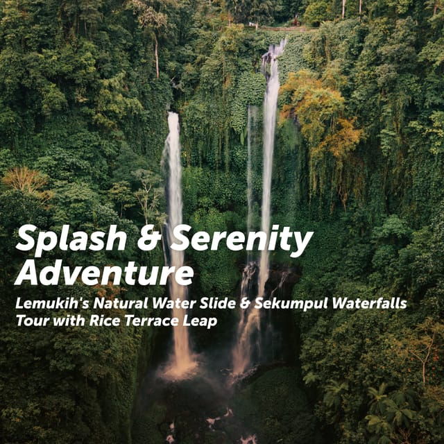 Bali: Water Slide, Waterfall and Rice Terrace Adventure - Detailed Itinerary