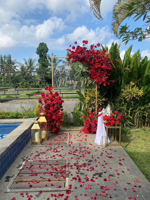 Bali: WEDDING PROPOSAL DECORATION ON YOUR VILLA /PLACES - Recommended Locations in Bali