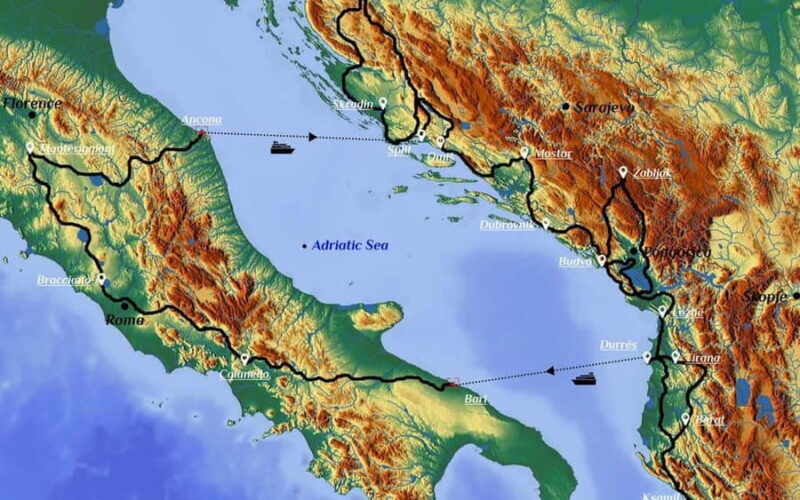 Balkans - Italy: 17-Days Motorcycle Tour 14.05.26 - 31.05.26 - The Route and What You Can Expect