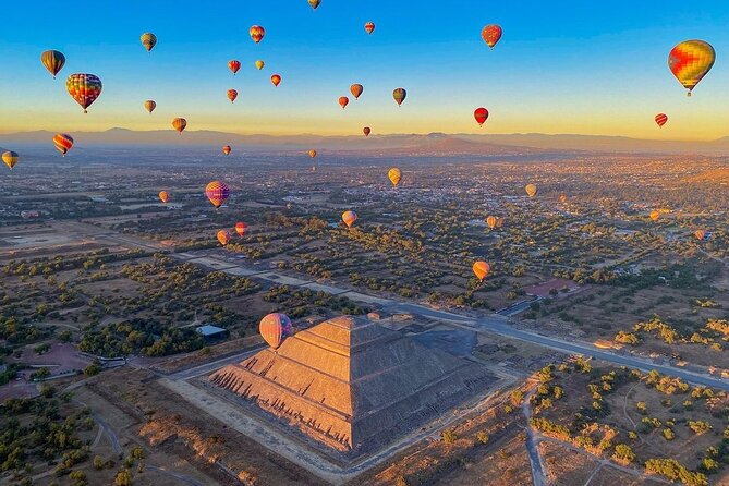 Balloon Flight in Teotihuacán Pick up CDMX Breakfast in Cave. - Whats Included