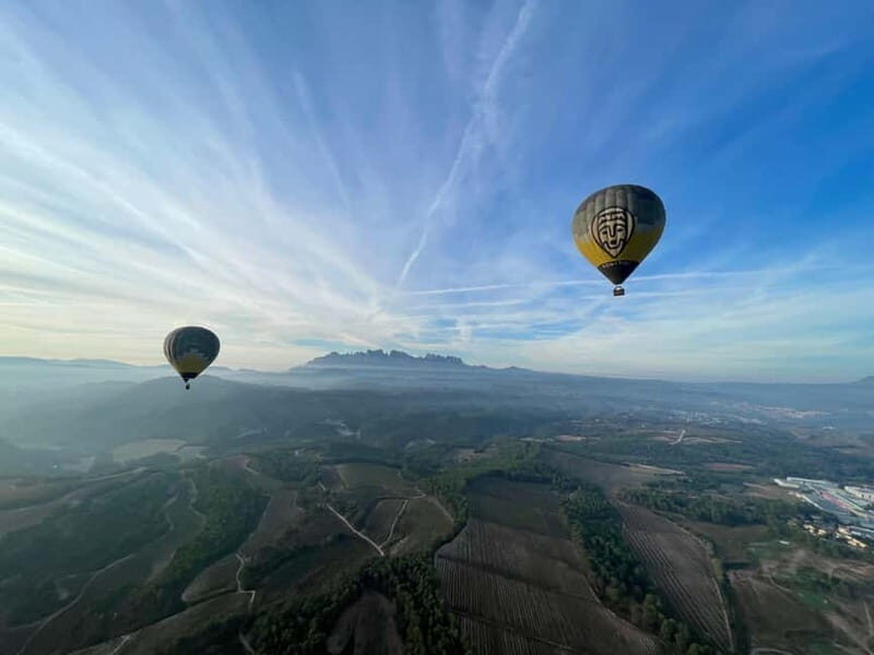 Balloon flight: panoramic view of Montserrat and Transport from Barcelona - FAQ