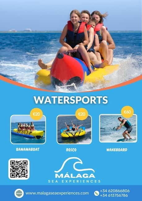 Banana boat in Malaga city, Playa del Palo - Good To Know