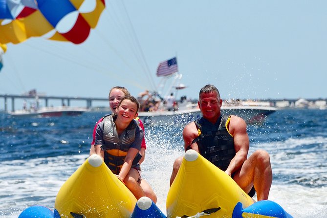 Banana Boat Ride in the Gulf of Mexico - Overcoming Fear and Fun/Excitement