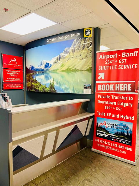 Banff/Canmore to Calgary YYC Aiport (Shared Shuttle Bus) - Booking and Cancellation