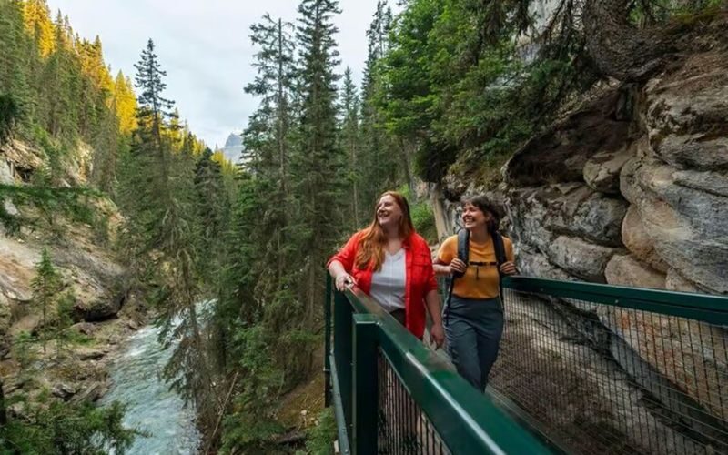 Banff National Park Full-Day Emerald Lake & Johnston Canyon Tour - At Johnston Canyon, let the guide add context