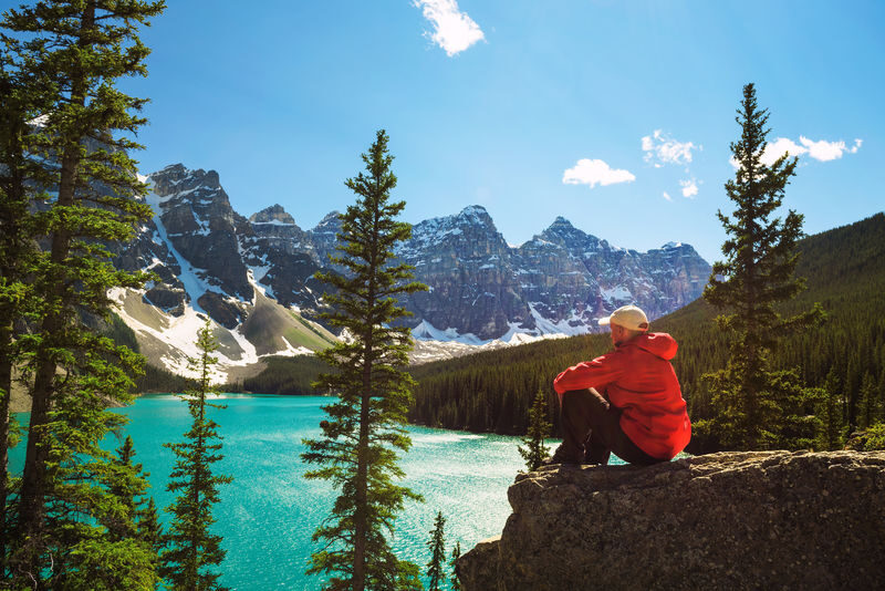 Banff Tour at Moraine Lake & Lake Louise from Canmore/Banff - Moraine Lake and the Rockpile viewpoint