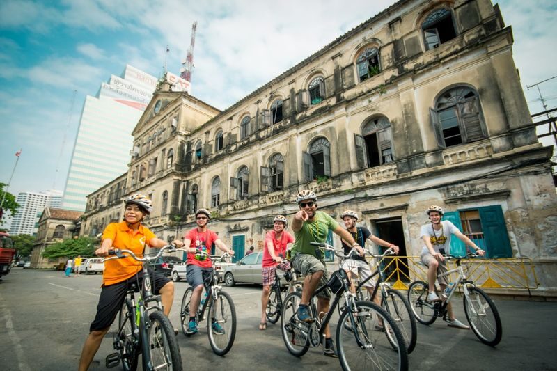 Bangkok Bike Tour by Go Bangkok Tours - Crossing the Chao Phraya by ferry