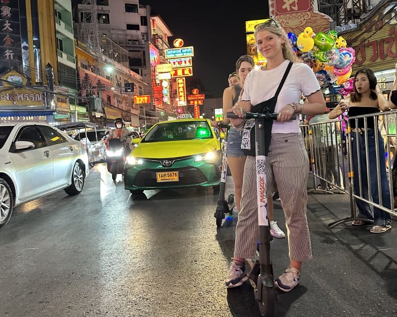 Bangkok By Night by Electric Scooter or Bike - Authentic Feedback from Participants