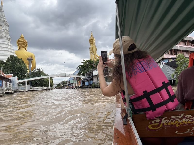 Bangkok Canals Hop-On Hop-Off Boat Tour - Wat Paknam and the Big Buddha