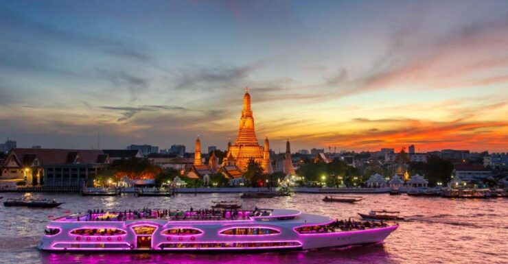 Bangkok: Chao Phraya River Luxury Dinner Cruise and Transfer - Booking Details and Flexibility