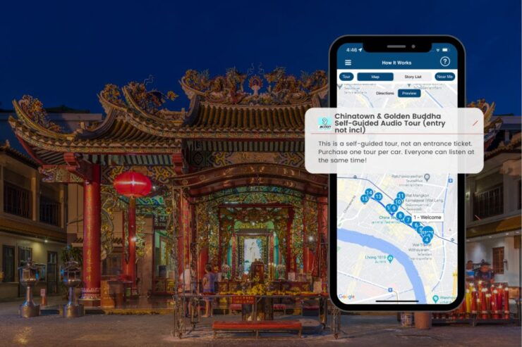 Bangkok: Chinatown and Wat Traimit Self-Guided Walking Tour - Tour Details and Inclusions