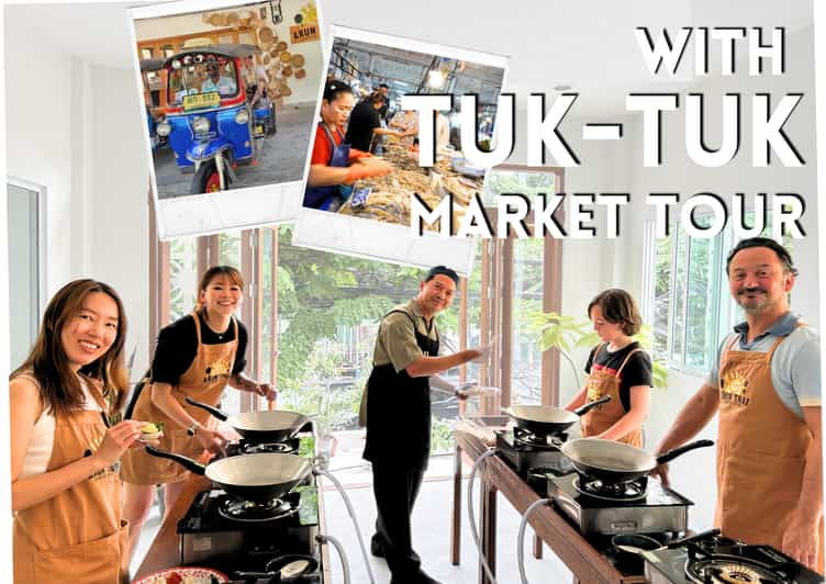 Bangkok: Cooking Class + Tuk Tuk Ride + Market Tour - Market Tour Highlights